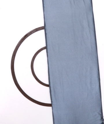 Grey Colour Plain Satin Fabric